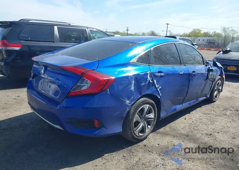 2019 Honda Civic Lx z USA, uszkodzony, nr VIN 2HGFC2F6XKH540397